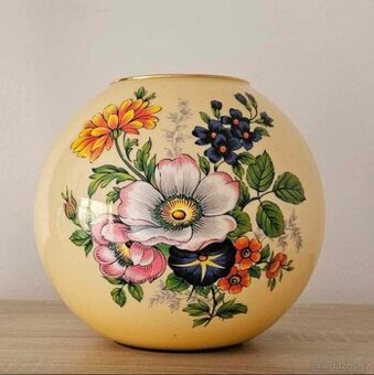 STAROŽITNÁ VÁZA - RUČNÍ MALBA