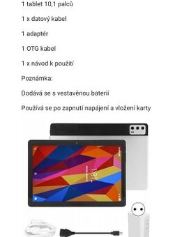Nový tablet 8 RAM/256 GB ROM
