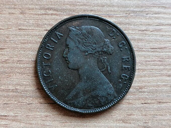 1 Cent 1865 kolonie Newfoundland koloniální mince Viktorie