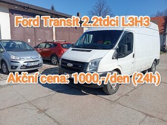 Akční cena - pronájem dodávky Ford Transit