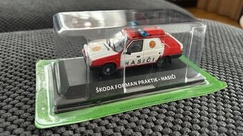 Škoda Forman Praktik - hasiči, 1:43 DeAgostini