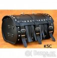 Kožený kufr - válec na chopper 48cm typ 05A,5B,5C