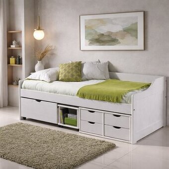 Multifunkční postel z masivu NOVÁ