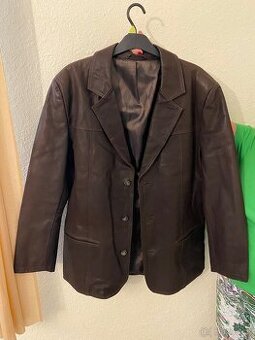 Pánská zimní kožená bunda