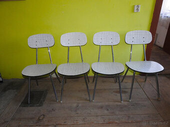 Židle retro chrom