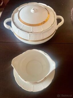Porcelánová terina a omáčník Thun