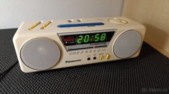 retro stereo radiobudík panasonic