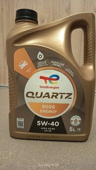 Olej 5w40 + filtr