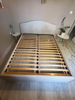 Čalouněný postelový rám RAMNEFJÄLL IKEA 160x200 cm + rošty