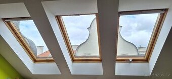 Střešní okna Velux a terasové okno Solara
