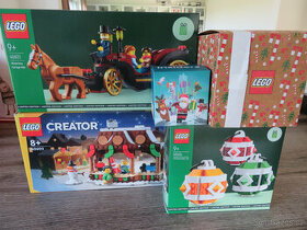 Lego stavebnice - vánoční set s vykrájovátkem a hrnečkem