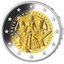 2€ Nemecko 2024 - 175. výročie Frankfurtskej ústavy - 1