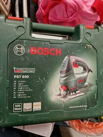 Přímočará (kmitací) pila Bosch PST 650 + originální kufr