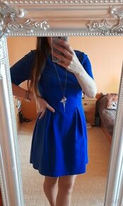 Orsay modré elegantní krátké šaty