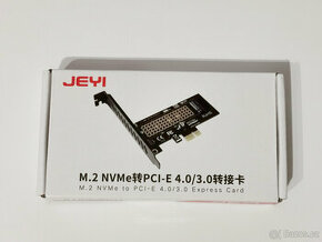 SSD M.2 NVme adaptér do PCI-E x1 slotu