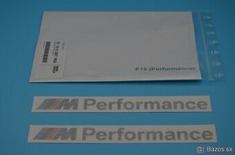 BMW ///M Performance nalepky 2ks ORIGINAL