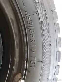Zimní 155/65 R14 na disku 4½J X14