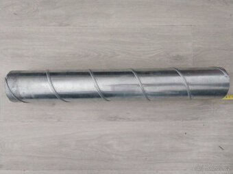 Ventilační potrubí 100 mm pozink délka 640 mm