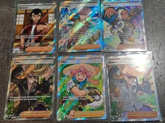 Pokemon TCG karty FULL ART SUPPORTER