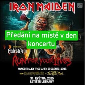 IRON MAIDEN 31.5. PRODAM STÁNÍ