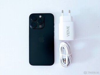 Apple iPhone 15 PRO 128GB Black Titan jako NOVÝ
