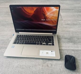 Notebook Asus X510UA + bezdrátová myš HP, 4GB RAM