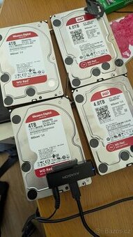 4x 3,5" WD Red HDD 4TB