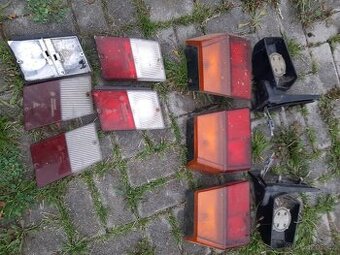 Škoda Favorit náprava, ramena, řízení , radiátor , světla .