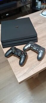 PS 4 pro 1TB 2 ovladače 11 her