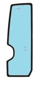 Dverové sklo okno na Takeuchi TB216 TB216A TB225 TB225A