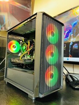 Herní pc Ryzen 5, 16GB DDR4, m.2 1TB SSD, RX 470 4GB Win 11