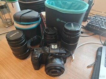 Canon EOS RP, Canon RF 50mm, Lumix 85mm, Canon EF 75-300mm