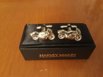 Pánské manžetové knoflíčky - motorky HARVEY MAKIN