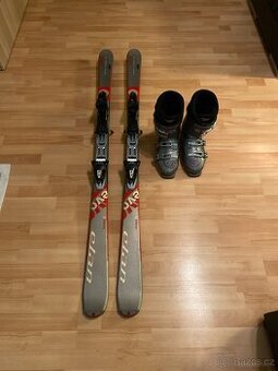 Lyžařský set Elan 160 cm + boty vel. 44 (28,5 cm)