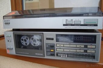 Sony Hi-fi tape deck + Sony gramofon- na opravu