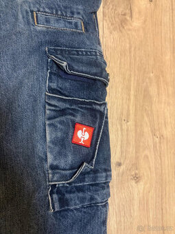 Pracovní džíny zn. Strauss vel.56