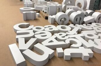 3D tisk písmen na zakázku