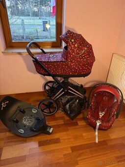 Kočárek 3v1 Cybex Priam alec voelkel rocstar 4.0