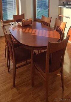 Jídelní set TON stůl + 6ks židle