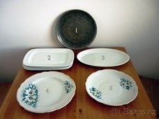 Prodám, obdélníkový, oválný, kulatý talíře.