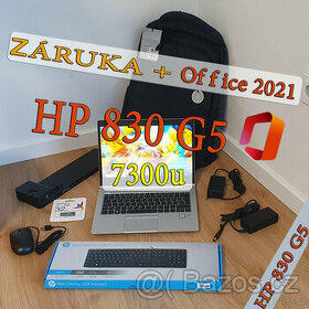 HP Elitebook 830 G5-i5 7. | 16GB| 512GB| FHD IPS + OFFICE