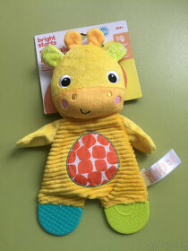 Bright Starts-kousátko Snuggle&Teethe žirafa NOVÉ