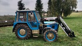 Zemědělský kolový traktor Zetor 5748 s čelním nakladačem TRA