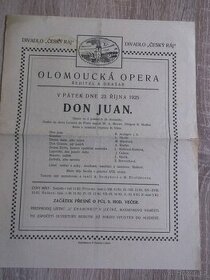 Divadlo Český ráj 1925 DON JUAN