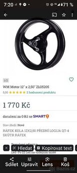 přední kolo skutr