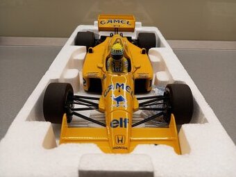 F1 LOTUS HONDA 99T MONACO 1987 AYRTON SENNA MINICHAMPS 1:18