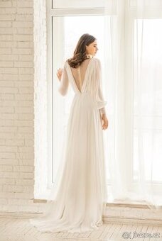 Luxusní nenošené svatební šaty, Marie, velikost (XL-2XL)