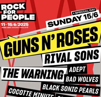 Guns and Roses vstupenka