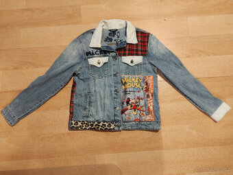 DESIGUAL Mickey Mouse džínová bunda