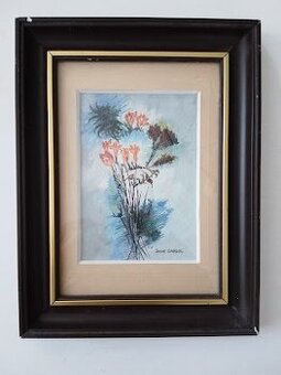 OBRAZ ORIGINAL MALBA HYACINTH či FREESIA